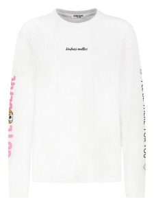 Sublevel Koszulka w kolorze białym rozmiar: S. Białe bluzki Sublevel, s, bez wzorów, z bawełny, bez kołnierzyka, bez ramiączek. Za 70,24 zł.