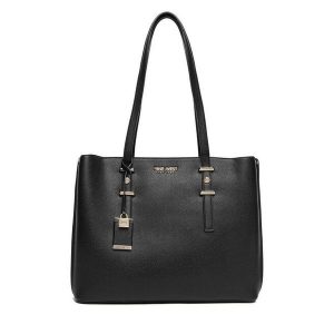 Torebka Nine West. Czarne torebki klasyczne Nine West, bez wzorów, bez dodatków. Za 289,99 zł.