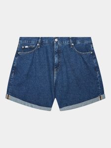 Calvin Klein Jeans Szorty jeansowe J20J221008 Niebieski Regular Fit. Niebieskie szorty Calvin Klein Jeans, bez wzorów, z bawełny. Za 319,99 zł.