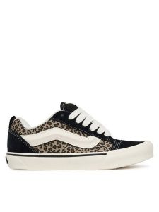 Vans Tenisówki Knu Skool VN000D756I71 Czarny. Czarne trampki Vans, bez wzorów, ze skóry, bez zapięcia. Za 299,99 zł.