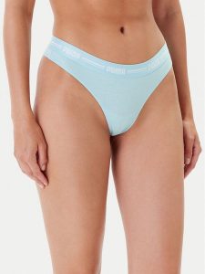 Puma Komplet stringów 907850 Zielony. Zielone komplety bielizny Puma, bez wzorów, z bawełny. Za 69,99 zł.