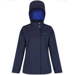 Kurtka turystyczna przeciwdeszczowa Damska Daysha. Niebieskie kurtki Regatta, xl, bez wzorów, bez kaptura. Za 114,99 zł.
