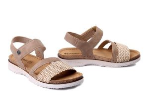 INBLU FA-05 012 marrone, sandały damskie. Brązowe sandały Inblu, bez wzorów, bez obcasa, bez zapięcia. Za 101,90 zł.