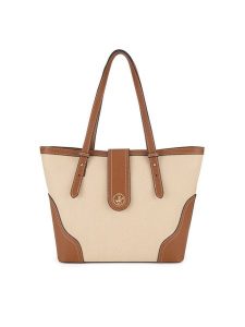 Beverly Hills Polo Club Torebka BHPC-C-010-07 Brązowy. Brązowe shopper bag Beverly Hills Polo Club, bez wzorów, z tworzywa sztucznego, bez dodatków. Za 219,99 zł.