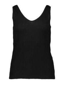 Kaffe Top w kolorze czarnym rozmiar: L. Czarne topy Kaffe, l, bez wzorów, bez kołnierzyka, bez ramiączek. Za 43,99 zł.