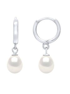 Mitzuko Srebrne kolczyki z perłami rozmiar: onesize. Szare kolczyki Mitzuko, z perłą, srebrne. Za 226,77 zł.