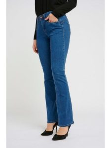Cream Dżinsy - Flared fit - w kolorze niebieskim rozmiar: W27/L32. Niebieskie jeansy Cream, z aplikacjami. Za 140,53 zł.