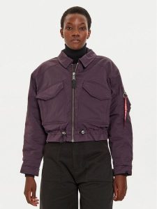 Alpha Industries Kurtka przejściowa 148011 Fioletowy Regular Fit. Fioletowe kurtki Alpha Industries, s, bez wzorów, z syntetyku, bez kaptura. Za 509,99 zł.