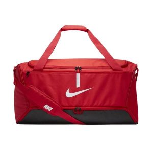 Torba sportowa unisex Nike Academy Team. Czarne torby podróżne i sportowe Nike, bez wzorów, z materiału, na ramię. Za 149,99 zł.