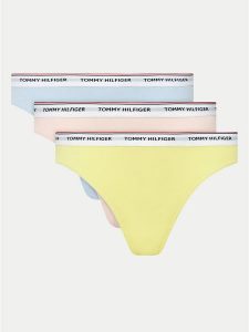 Tommy Hilfiger Komplet 3 par fig klasycznych UW0UW04895 Kolorowy. Komplety bielizny TOMMY HILFIGER, bez wzorów, z bawełny. Za 129,99 zł.