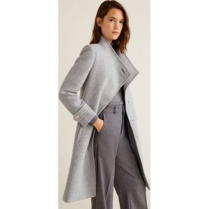 Mango - Płaszcz Luna. Płaszcze marki Mango. W wyprzedaży za 299,90 zł.