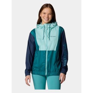 Wiatrówka damska Columbia Lily Basin II. Czerwone kurtki Columbia, l, bez wzorów, z softshellu, bez kaptura. Za 269,00 zł.