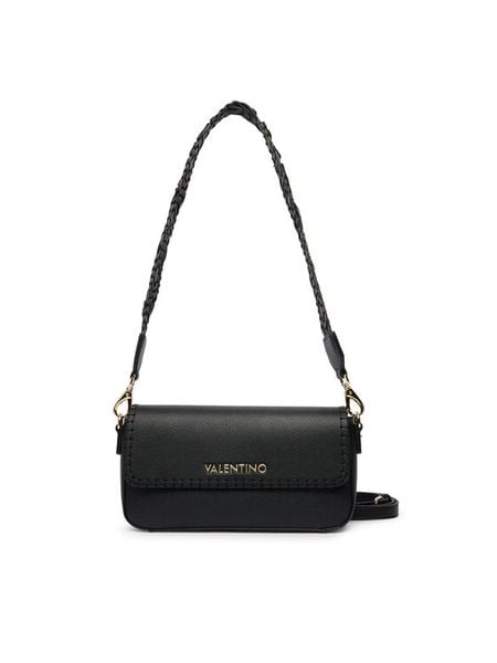 Valentino Torebka Aleksandra VBS9W909 Czarny. Czarne torebki klasyczne Valentino, bez wzorów, ze skóry, bez dodatków. Za 649,99 zł.