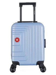 SWISS KOPPER Walizka "Ruti" w kolorze błękitnym - 32 x 42 x 20 cm rozmiar: onesize. Niebieskie walizki SWISS KOPPER, bez wzorów, z materiału. Za 108,99 zł.