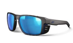 Okulary przeciwsłoneczne sportowe górskie Julbo Shield M Spectron 3 CF. Niebieskie okulary przeciwsłoneczne Julbo, pilot. Za 429,99 zł.