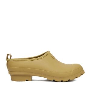 Kalosze Hunter. Brązowe kalosze Hunter, bez wzorów. Za 199,99 zł.