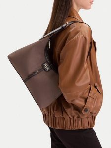 MEXX Torebka EO-MEXX-L-025-10 Brązowy. Brązowe torebki klasyczne Mexx, bez wzorów, z materiału, bez dodatków. Za 199,99 zł.