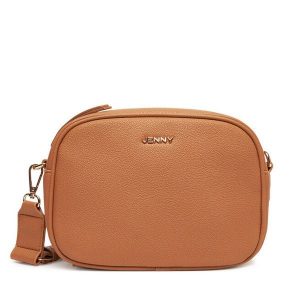 Torebka JENNY. Brązowe listonoszki Jenny, bez wzorów, bez dodatków. Za 109,99 zł.
