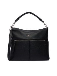 MEXX Torebka CEO-MEXX-L-010-09 Czarny. Czarne torebki klasyczne Mexx, bez wzorów, z materiału, bez dodatków. Za 199,99 zł.