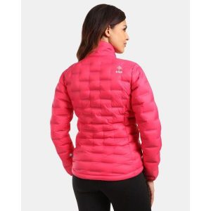 Damska kurtka puchowa Kilpi Papilon. Czerwone kurtki Kilpi, m, bez wzorów, z nylonu, bez kaptura. Za 525,33 zł.