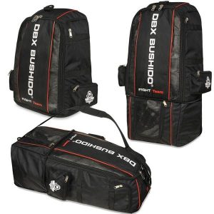 Torba treningowa 3w1 - Plecak + Torba - DBX Bushido DBX-SB-20. Czarne plecaki DBX BUSHIDO, bez wzorów, z materiału, na ramię, duże. Za 259,99 zł.