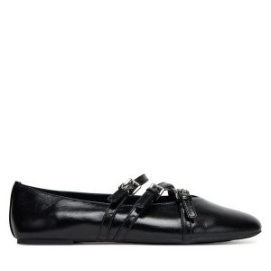Baleriny MICHAEL Michael Kors. Czarne balerinki MICHAEL Michael Kors, bez wzorów, bez obcasa, bez zapięcia. Za 499,99 zł.