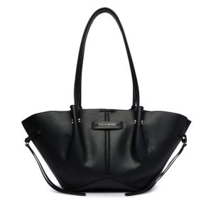 Torebka KARL LAGERFELD. Czarne shopper bag KARL LAGERFELD, bez wzorów, bez dodatków. Za 779,99 zł.