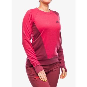 Bluza wspinaczkowa damska Mountain Equipment Endika Top. Czerwone bluzy MOUNTAIN EQUIPMENT, xs, bez wzorów, bez kaptura. Za 302,99 zł.