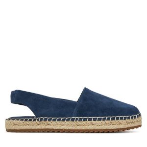 Espadryle Marc O'Polo. Niebieskie espadryle Marc O'Polo, bez wzorów, bez obcasa. Za 299,99 zł.