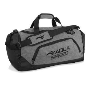 Torba treningowa AQUA-SPEED 43 l. Czarne torby podróżne i sportowe Aqua-Speed, bez wzorów, na ramię. Za 99,00 zł.