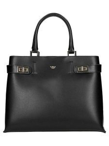 Wojas Skórzana torebka w kolorze czarnym - 36 x 26 x 14 cm rozmiar: onesize. Czarne torebki klasyczne Wojas, bez wzorów, z materiału, przez ramię, bez dodatków. Za 364,99 zł.