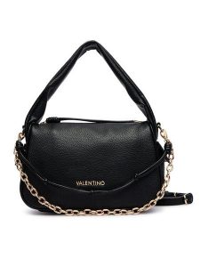 Valentino Torebka Saphira Re VBSA6E08 Czarny. Czarne torebki klasyczne Valentino, bez wzorów, ze skóry, bez dodatków. Za 679,99 zł.