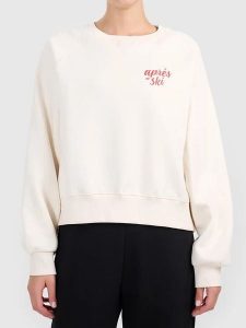 4F Bluza w kolorze kremowym rozmiar: S. Brązowe bluzy 4f, s, bez wzorów, bez kaptura. Za 139,95 zł.