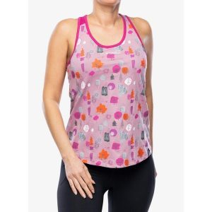 Top wspinaczkowy damski La Sportiva Botanic Tank. Zielone koszulki sportowe La Sportiva, bez wzorów, bez ramiączek. Za 172,99 zł.