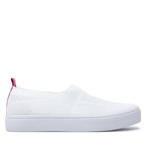 Tenisówki Big Star Shoes. Białe trampki BIG STAR SHOES, bez wzorów, bez zapięcia. Za 129,99 zł.