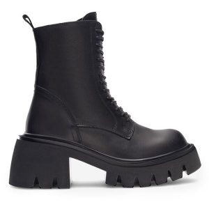 Trapery Badura. Czarne buty zimowe Badura, bez obcasa, bez zapięcia. Za 429,99 zł.