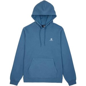Bluza z kapturem Converse Hoodie Converse Star Chevron, Dla obu płci. Niebieskie bluzy Converse, m, bez wzorów, z kapturem. Za 390,00 zł.