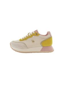 U.S. Polo Assn. Sneakersy w kolorze beżowo-żółtym rozmiar: 38. Brązowe trampki U.S. Polo Assn., bez wzorów, bez zapięcia. Za 219,60 zł.