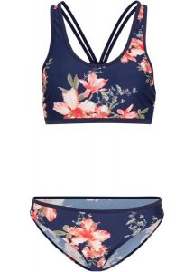 Bikini bustier (2 części), z poliamidu z recyklingu. Niebieskie bikini bonprix, bez wzorów, z poliamidu. Za 107,99 zł.