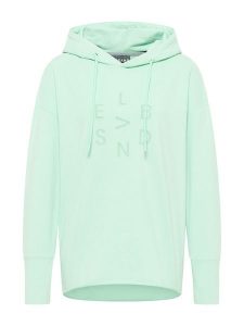 ELBSAND Bluza "Dana" w kolorze zielonym rozmiar: M. Zielone bluzy ELBSAND, m, bez wzorów, z kapturem. Za 220,12 zł.
