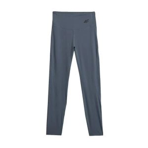 Damskie legginsy 4F FNK F404. Fioletowe legginsy 4f, bez wzorów, z elastanu, z podwyższonym stanem, długie. Za 143,50 zł.