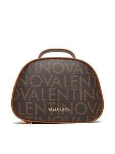 Valentino Kosmetyczka Regina Re VBE9IS721 Brązowy. Brązowe torebki klasyczne Valentino, bez wzorów, ze skóry, bez dodatków. Za 309,99 zł.