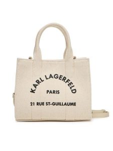 KARL LAGERFELD Torebka A3W50118 Écru. Torebki klasyczne KARL LAGERFELD, bez wzorów, z materiału, bez dodatków. Za 339,99 zł.