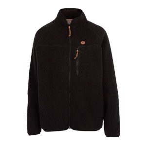 Damska Bluza Polarowa Quake Ze Skórzanym Wykończeniem. Czarne kurtki Trespass, na zimę, xl, bez wzorów, z polaru, bez kaptura. Za 183,99 zł.