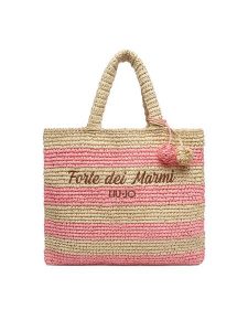 Liu Jo Torebka AA6245 A0006 Różowy. Czerwone shopper bag Liu Jo, bez wzorów, bez dodatków. Za 379,99 zł.