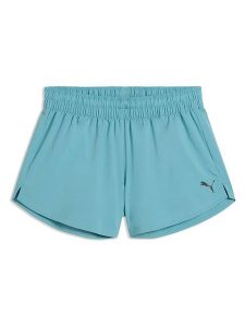 Puma Szorty sportowe "TAD Essentials" w kolorze turkusowym rozmiar: S. Niebieskie spodenki sportowe Puma, s, bez wzorów, z materiału, outdoorowe. Za 81,95 zł.