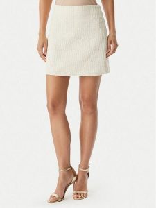 Rinascimento Spódnica ołówkowa CFC0128067003 Beżowy jasny Slim Fit. Brązowe spódnice Rinascimento, s, bez wzorów, z bawełny. Za 359,99 zł.