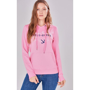 Bluza w kolorze jasnoróżowym. Czerwone bluzy marki Jimmy Sanders, z nadrukiem. W wyprzedaży za 129,95 zł.
