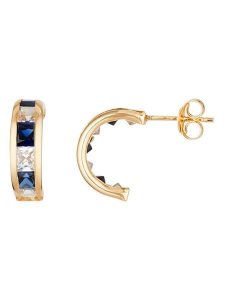 OR ÉCLAT Złote kolczyki-wkrętki "Bluarc" rozmiar: onesize. Zielone kolczyki OR ÉCLAT, złote. Za 391,99 zł.