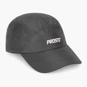Czapka z daszkiem PROSTO Fatcap Rains. Szare czapki Prosto, bez wzorów, z materiału, eleganckie. Za 94,99 zł.
